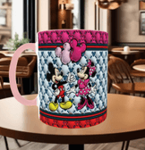 Sevgiler günü özel Baskı içi ve Kulpu Renkli Kupa