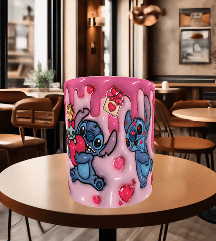 Sevgiler günü özel Baskı içi ve Kulpu Renkli Kupa