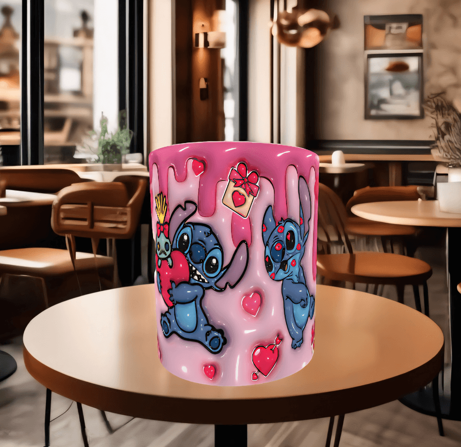 Sevgiler günü özel Baskı içi ve Kulpu Renkli Kupa