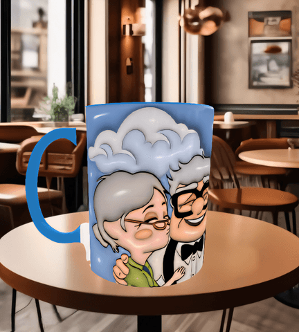 Sevgiler günü özel Baskı içi ve Kulpu Renkli Kupa