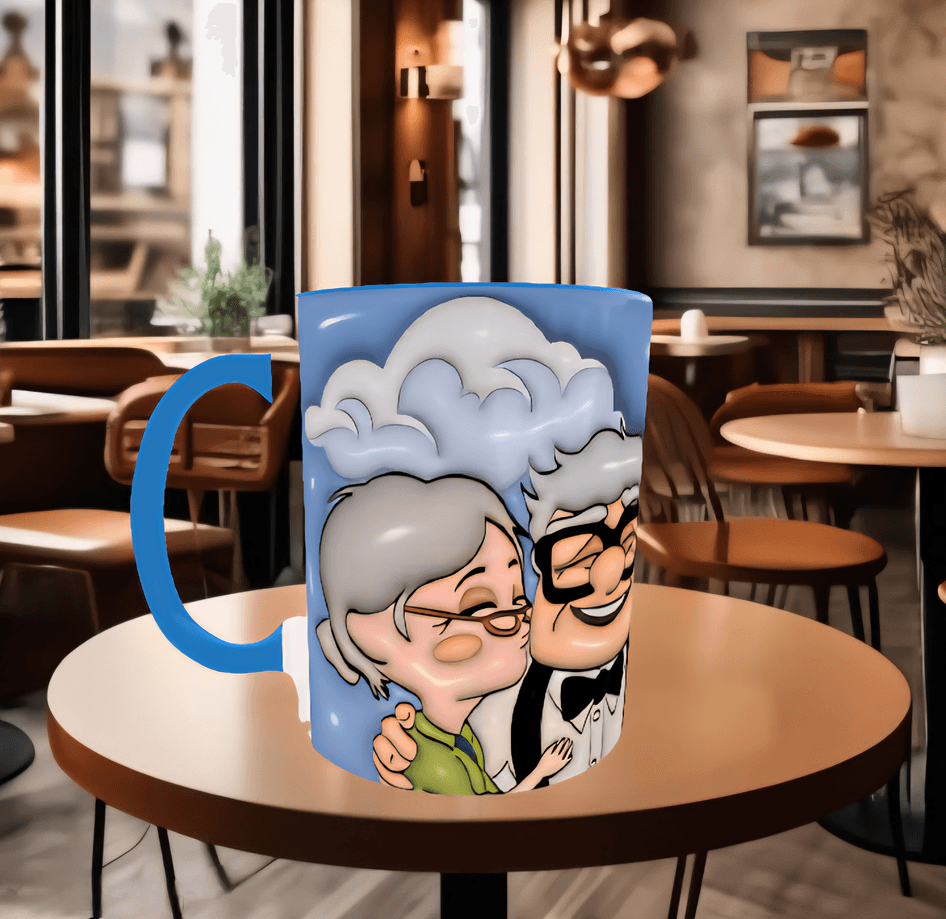 Sevgiler günü özel Baskı içi ve Kulpu Renkli Kupa