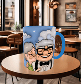 Sevgiler günü özel Baskı içi ve Kulpu Renkli Kupa