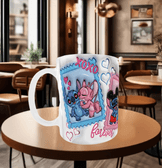 Sevgiler günü özel Baskı içi ve Kulpu Renkli Kupa