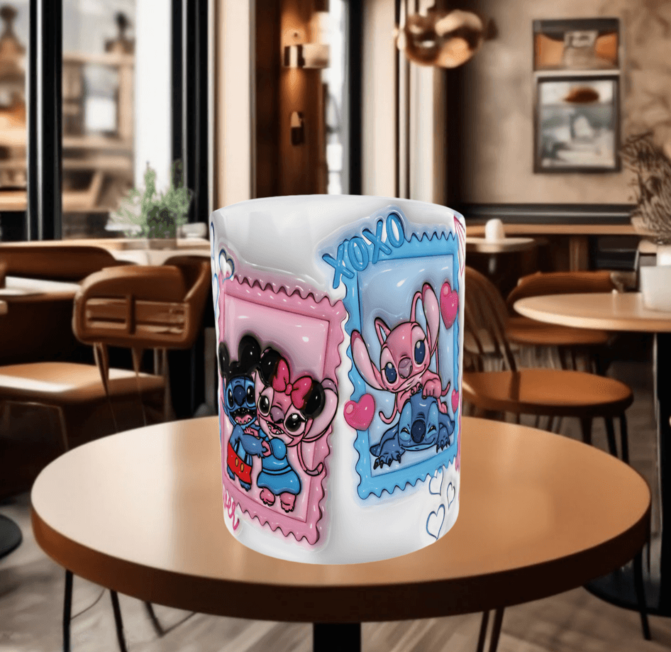 Sevgiler günü özel Baskı içi ve Kulpu Renkli Kupa