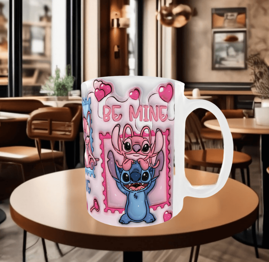 Sevgiler günü özel Baskı içi ve Kulpu Renkli Kupa