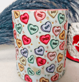 Sevgiler günü özel Baskı içi ve Kulpu Renkli Kupa