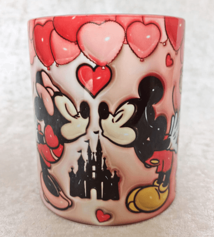 Sevgiler günü özel Baskı içi ve Kulpu Renkli Kupa