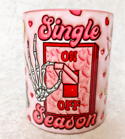 Sevgiler günü özel Baskı içi ve Kulpu Renkli Kupa