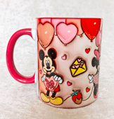 Sevgiler günü özel Baskı içi ve Kulpu Renkli Kupa