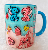 Sevgiler günü özel Baskı içi ve Kulpu Renkli Kupa