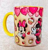 Sevgiler günü özel Baskı içi ve Kulpu Renkli Kupa