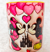 Sevgiler günü özel Baskı içi ve Kulpu Renkli Kupa