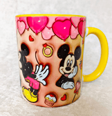 Sevgiler günü özel Baskı içi ve Kulpu Renkli Kupa