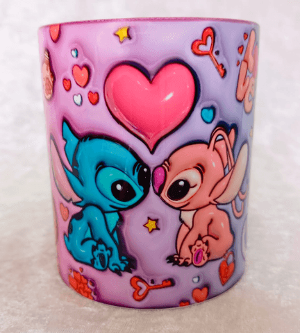 Sevgiler günü özel Baskı içi ve Kulpu Renkli Kupa