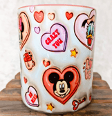 Sevgiler günü özel Baskı içi ve Kulpu Renkli Kupa