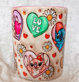 Sevgiler günü özel Baskı içi ve Kulpu Renkli Kupa