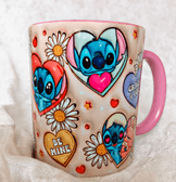 Sevgiler günü özel Baskı içi ve Kulpu Renkli Kupa