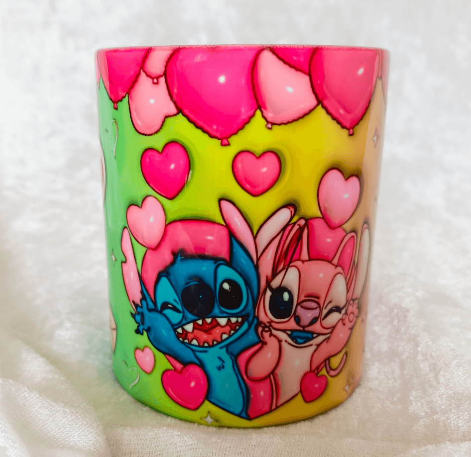 Sevgiler günü özel Baskı içi ve Kulpu Renkli Kupa