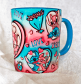 Sevgiler günü özel Baskı içi ve Kulpu Renkli Kupa