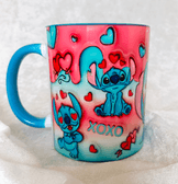 Sevgiler günü özel Baskı içi ve Kulpu Renkli Kupa