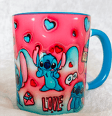 Sevgiler günü özel Baskı içi ve Kulpu Renkli Kupa