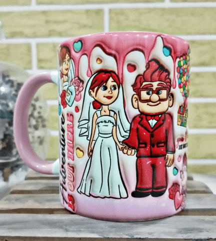 Sevgiler günü özel Baskı içi ve Kulpu Renkli Kupa