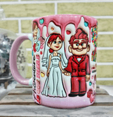 Sevgiler günü özel Baskı içi ve Kulpu Renkli Kupa