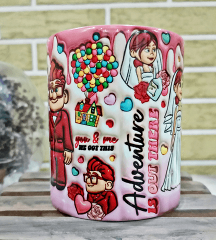 Sevgiler günü özel Baskı içi ve Kulpu Renkli Kupa