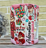 Sevgiler günü özel Baskı içi ve Kulpu Renkli Kupa