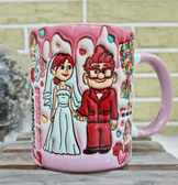 Sevgiler günü özel Baskı içi ve Kulpu Renkli Kupa