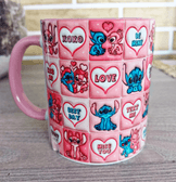 Sevgiler günü özel Baskı içi ve Kulpu Renkli Kupa