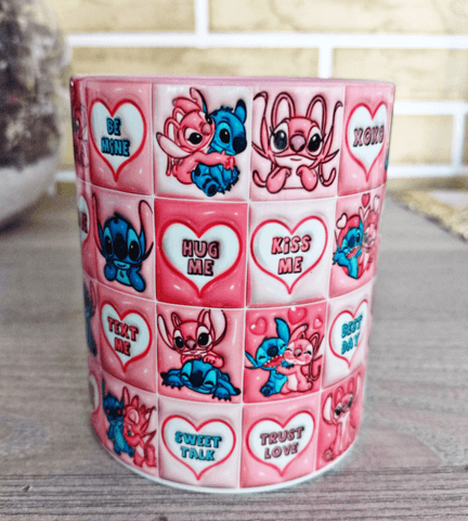 Sevgiler günü özel Baskı içi ve Kulpu Renkli Kupa