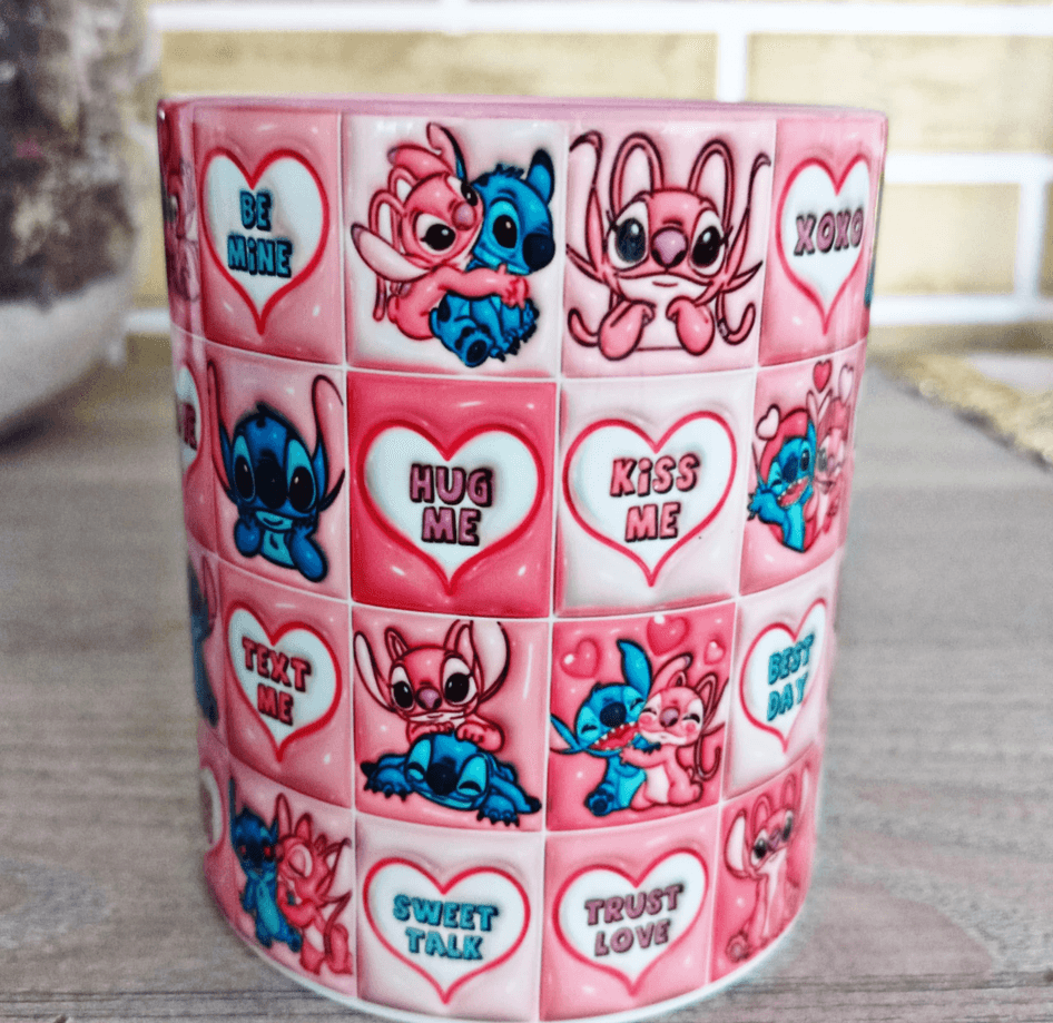 Sevgiler günü özel Baskı içi ve Kulpu Renkli Kupa