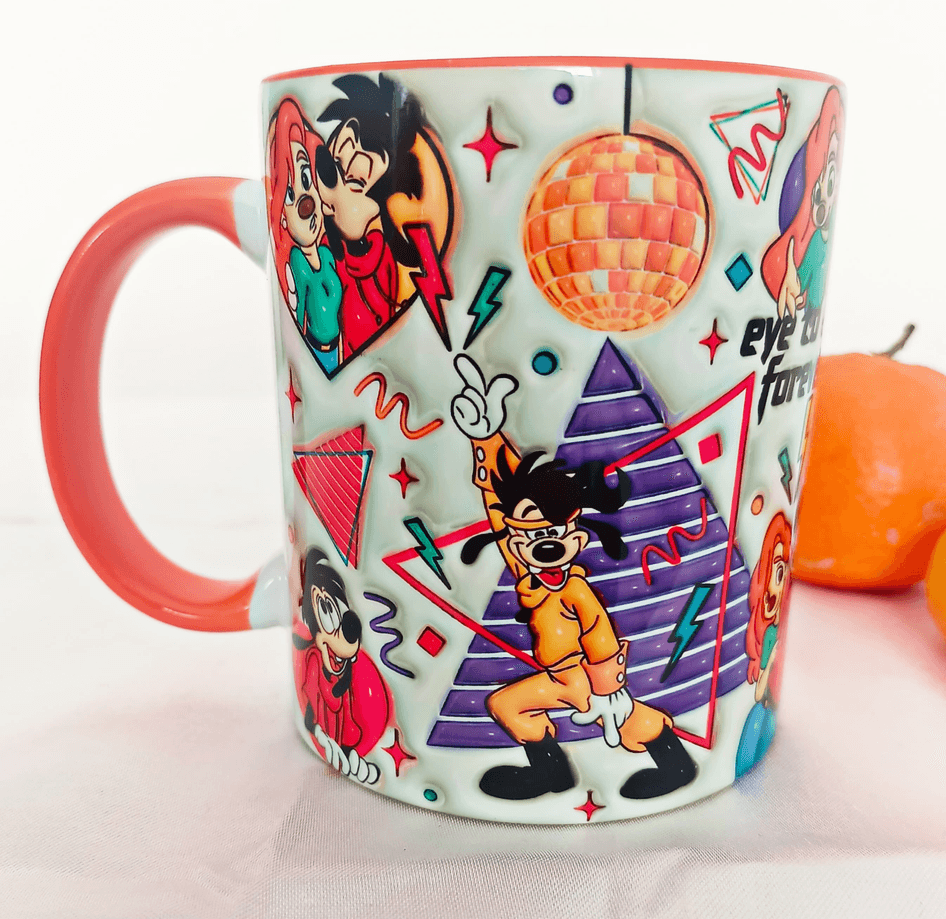 Sevgiler günü özel Baskı içi ve Kulpu Renkli Kupa