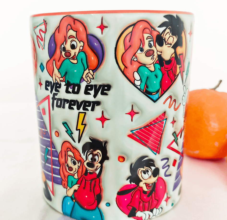 Sevgiler günü özel Baskı içi ve Kulpu Renkli Kupa