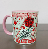 Sevgiler günü özel Baskı içi ve Kulpu Renkli Kupa