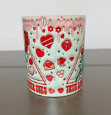 Sevgiler günü özel Baskı içi ve Kulpu Renkli Kupa