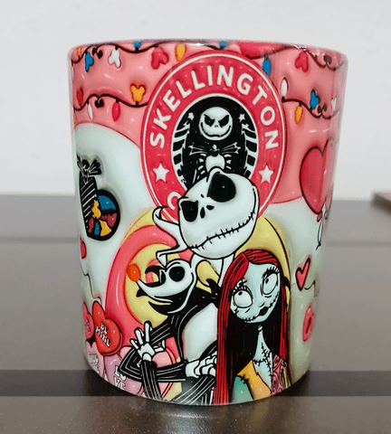 Sevgiler günü özel Baskı içi ve Kulpu Renkli Kupa