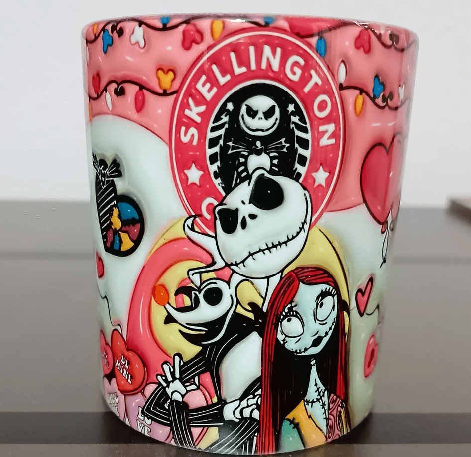 Sevgiler günü özel Baskı içi ve Kulpu Renkli Kupa