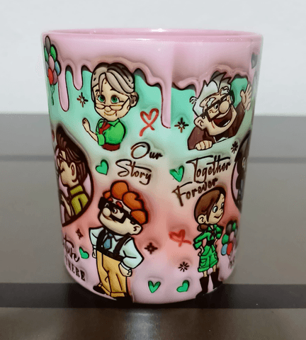 Sevgiler günü özel Baskı içi ve Kulpu Renkli Kupa