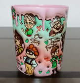 Sevgiler günü özel Baskı içi ve Kulpu Renkli Kupa