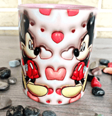 Sevgiler günü özel Baskı içi ve Kulpu Renkli Kupa