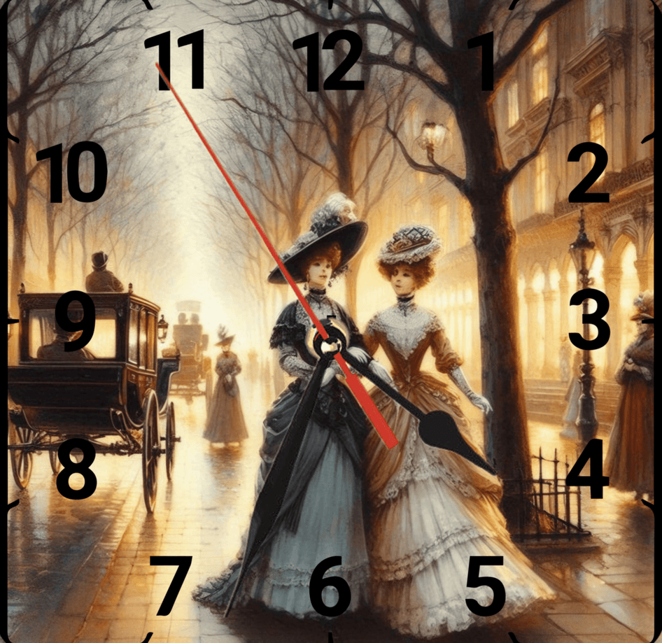 Londra sokakları vintage baskı metal hediyelim dekoratif kaliteli duvar saati