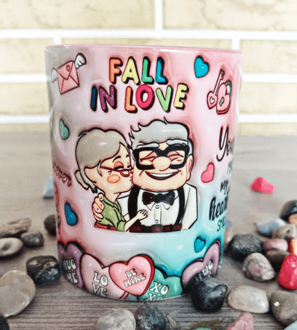 Sevgiler günü özel Baskı içi ve Kulpu Renkli Kupa