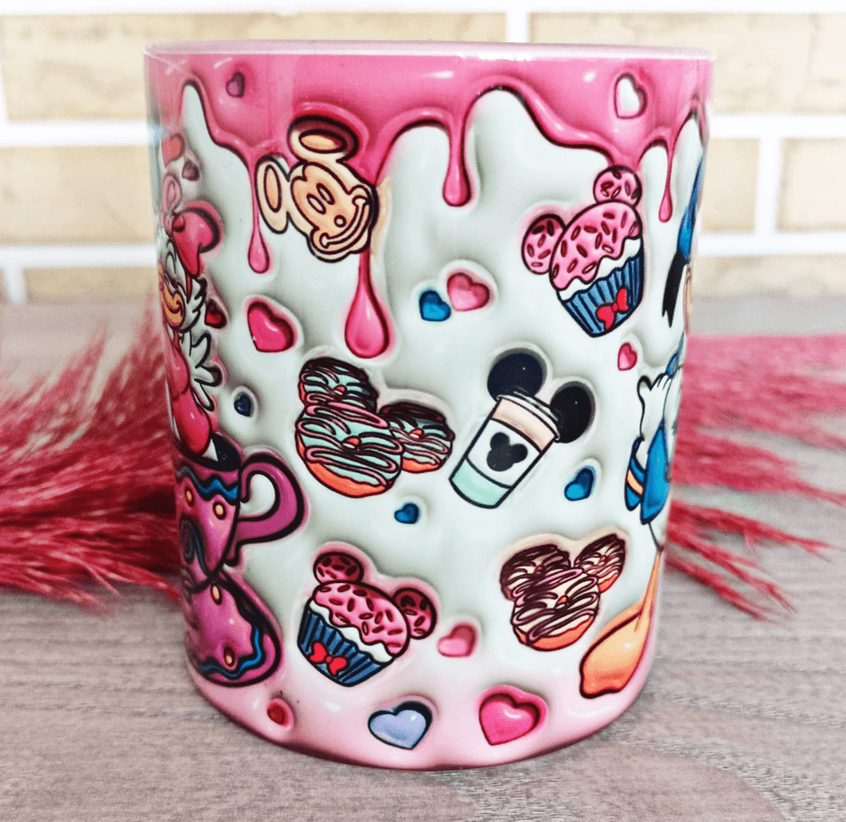 Sevgiler günü özel Baskı içi ve Kulpu Renkli Kupa