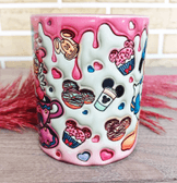 Sevgiler günü özel Baskı içi ve Kulpu Renkli Kupa