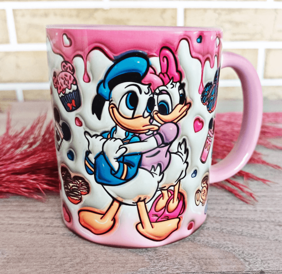 Sevgiler günü özel Baskı içi ve Kulpu Renkli Kupa