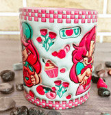 Sevgiler günü özel Baskı içi ve Kulpu Renkli Kupa