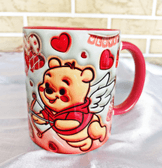 Sevgiler günü özel Baskı içi ve Kulpu Renkli Kupa