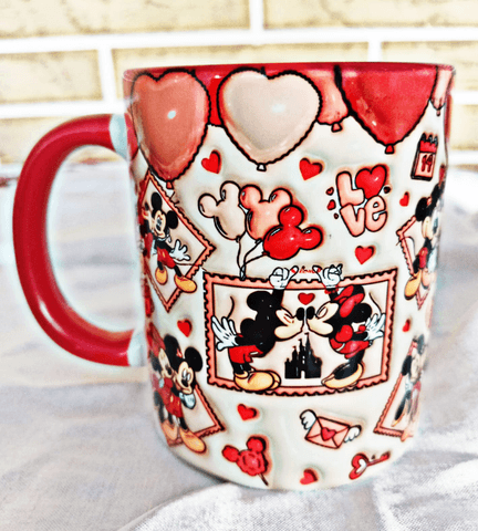 Sevgiler günü özel Baskı içi ve Kulpu Renkli Kupa